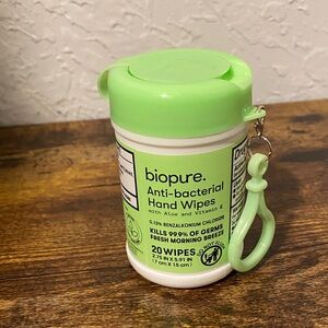 Biopure Anti-bacterial Hand Wipes with Aloe